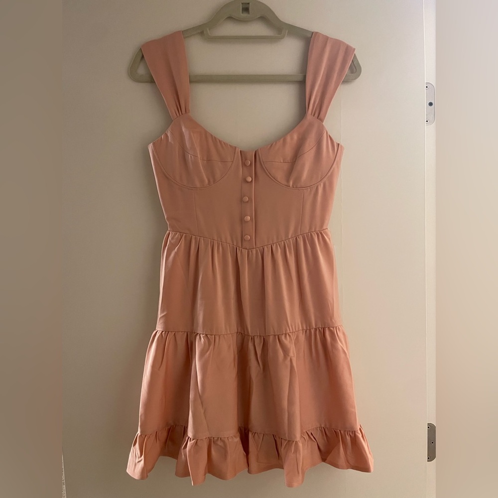 Alamour The Label Lexi Peach Dress